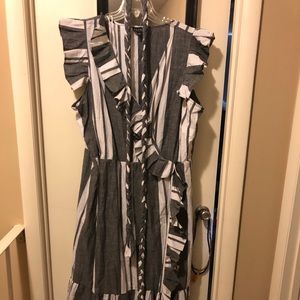 Eloquii ruffle wrap dress